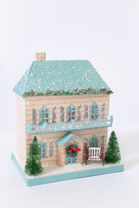 Pastel Christmas Village House