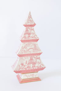 Chinoiserie Christmas Tree - Pink