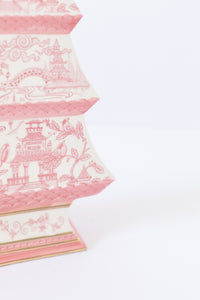 Chinoiserie Christmas Tree - Pink