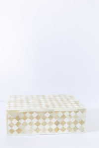 Diamond Inlay Decorative Box