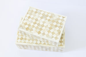 Diamond Inlay Decorative Box